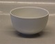 Hvidpot Kongelig Dansk porcelæn  Design Grethe Meyer 6283 Rund skål 6,5 x 11,5 cm