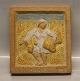 B&G Art Pottery B&G 7108 August relief 23.5 cm , Karl Otto Johansen