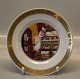 Royal Copenhagen 9628 The Princess and the Pea. The Hans Christian Andersen Plates 19 cm 1975 Pauline Ellison