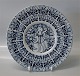Bjoern Wiinblad Nymoelle Denmark Nymoelle 3055-1283 Plate Girl with flowers 26 cm Blue
