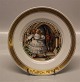 Kongelig Dansk 9628  De røde sko, Hans Christian Andersen Platter 19 cm 1975 Pauline Ellison