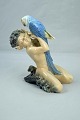 RC figur752Faun med papegøje