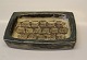 Royal Copenhagen Art Pottery 21871 RC Tray 15 x 21.5 cm, Joergen Mogensen, November 1961