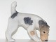 Royal Copenhagen figurRuhåret terrier