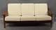 3 personers sofa - Teak - Model GE 290 - Lyst uld - Hans J. Wegner