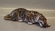Royal Copenhagen 2065 RC Tiger gnawing a bone. 36 cm Peter Herold 1919