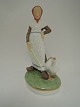 Royal CopenhagenKongelig PorcelænFigur 528Gåsepige , lille