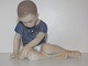 Bing & Grøndahl figurSiddende dreng