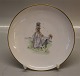 National dresses of Denmark  Cakeplates and bowl on B&G porcelain Aarestrup