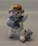 Royal Copenhagen figurine 0316 RC Winther series, Snowman, Mother Sophie 9 cm (1249316) Henny Iversen 2006