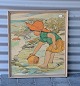 Muriel Dawson A.R.C.A.Tryk efter maleri54x48 cm