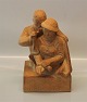 Royal Copenhagen Art Pottery 20433 RC Figurine group Chamotte 29 x 20 cm; 50 pcs Henning Seidelin Janurary 1940