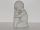 Blanc de chine Bing & Grondahl figurineGirl potter
