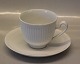 9956 Coffee cup, pair 16 cl / 5 2/5 oz Saucer 13.5 cm Royal Copenhagen  Georgiana