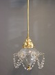 Loftlampe med glaskuppel og prismer, fra omkring 1930.5000m2 udstilling.