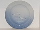 Seagull with gold edgeLarge round platter 32 cm.