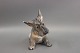 Dahl Jensen porcelænsfigur, Skotsk Terrier, mærket med kongelig krone og DJ.