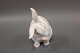 B&G porcelænsfigur,hvid kanin, nr. 1597.5000m2 udstilling.