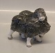 Royal Copenhagen figurine 0326 RC two Musk ox calves 11.5 x 13 cm (1249326) Allan Therkelsen Motherly Love
