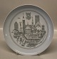 B&G Porcelain B&G 9828-25 Plate Copenhagen 24.2 cm