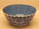 Aluminia Copenhagen Faience 192-2382 RC Faience Salad Bowl "Dorrit" 27 cm (N. Th.) 1945, Tenera