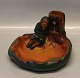 Ipsen Danish Art Pottery 1843-1955 268 The little match girl 18 x 11 cm Viggo N Myhregaard pre-1927