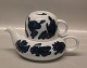 Sparepart Pot without LIDTea pot B&G Porcelain 653 Blue Teapot - Tea for One Fantasy being in Blue
