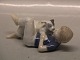 Royal Copenhagen 5660 RC Boy with dog 6 x 12 cm, Sterrett Kelsey 