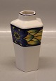 Fasanvase 15 cm  Femkantet Royal Copenhagen Fajance Blå Fasan Chr Joachim