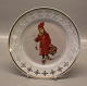 B&G Porcelain Artist Plate Carl Larsson B&G 8728 1978 Carl Larssons plate - Series 2 - motif #4 "Iduna" Painted 1900