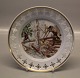 B&G Porcelain Artist Plate Carl Larsson B&G 8729 1978 Carl Larssons plate - Series 3 - motif #1. "Lumber"  Painted  1905 21.5 cm