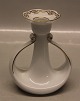 B&G Hartmann Porcelain White with double gold rim and lines 072 Candlestick 13 cm (503)