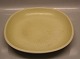 Royal Copenhagen Aluminia Faience 2675 Marselis yellow  dish 30 x 5 cm with squares in pattern 1955