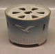 B&G Seagull Porcelain with gold 237 Heater with porcelain plate 8 x 12 cm (397)