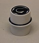 Royal Copenhagen Blue Indigo porcelain 14917 Mustard jar 6.5 cm 