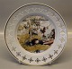 B&G Porcelain Artist Plate Carl Larsson B&G 1980 Carl Larsson plate - Series 4 - motif # 1 " The Mother" Painted 1901, 21,5 cm