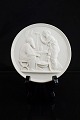 B&G biskuit platter.Kvinde, mand og kat