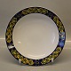 704 Plate, deep 8"/dyb 20 cm (1736704) Royal Copenhagen Faience Blue Pheasant Chr. Joachim Aluminia