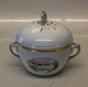 Norway Pattern B&G Porcelain 593 Sugar bowl 10 cm - Olden & Kongsvinger (11 728 )