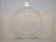 Red LineLarge round platter 33 cm.