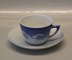 Lagre B&G Seagull Porcelain without gold 103 Cup and saucer 1.5 dl (475)
