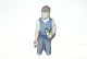 Bing & Grondahl figurine, Boy holding flowersDec. Number 2346