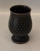 Royal Copenhagen Aluminia Faience  RC Faience Aluminia Solbjerg 1689 Vase, pear shaped on low foot 13 cm Nils Thorsson 1935