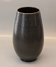 Aluminia kunstfajance Aluminia Solbjerg 1696 Vase, brun 17.5 cm, Nils Thorsson 1935