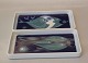 B&G Porcelain Tray with fish - modern Decor Runa 19.5 x 9.5 cm