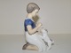 Bing & Grondahl figurineGirl with puppy