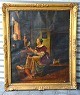Maleri af arbejdende kvinder94 x 79 cm