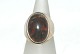 8 Karat Gold ring with brownish stonesSize: 56