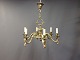 Loftlampe i messing fra år 1930. Lampen er lavet i Silkeborg som et svendestykke.