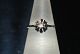 8 Karat White Gold Ring with DiamondSize 52 / 16.55 mm.